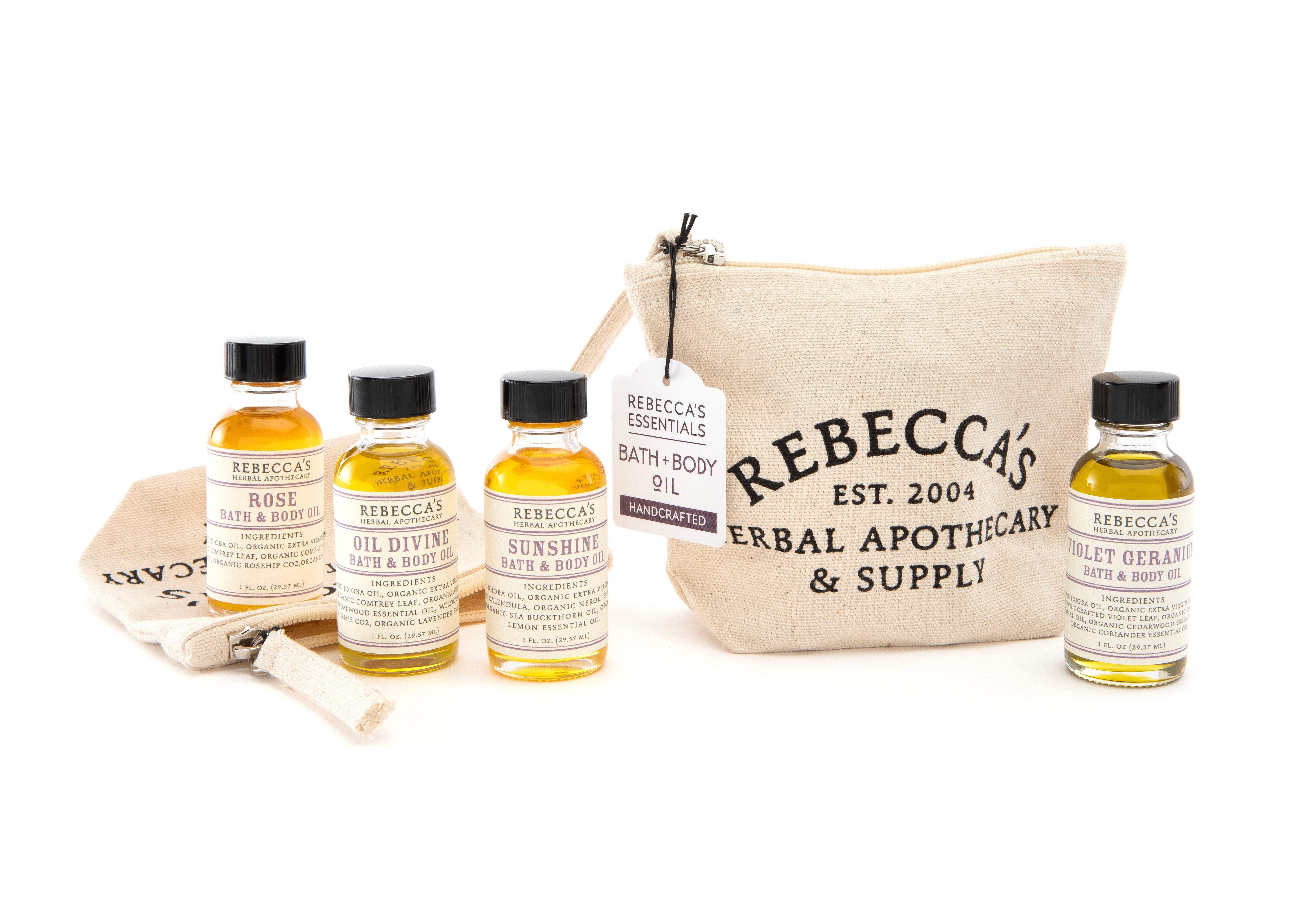 Rebecca's Essentials: Bath & Body Oil Gift Bag